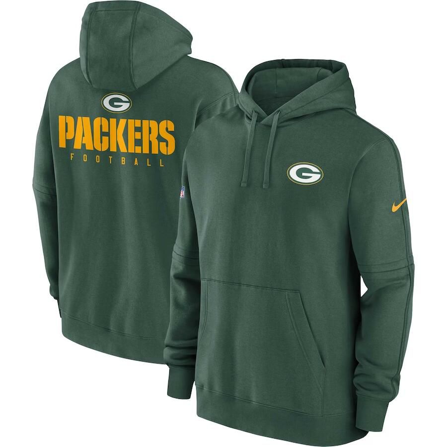 Men 2023 NFL Green Bay Packers green Sweatshirt style 1->green bay packers->NFL Jersey